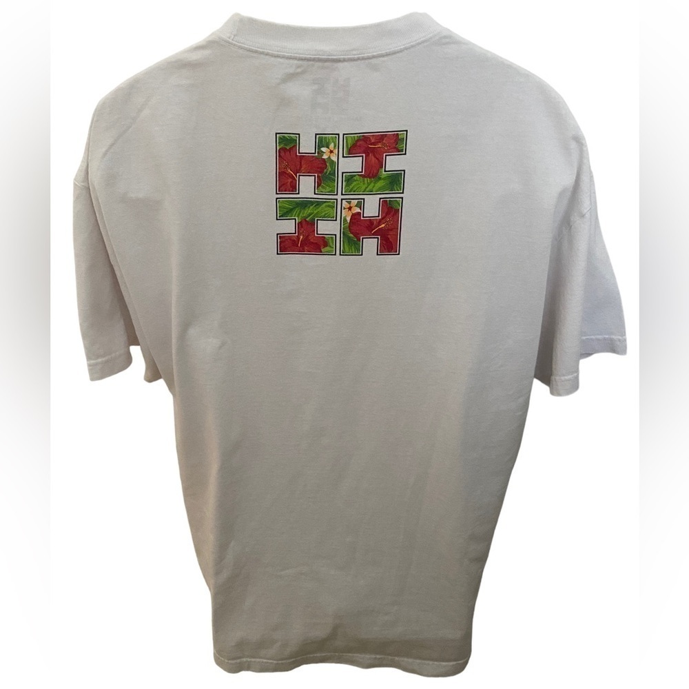 HAWAII’S FINEST Ianuali Line 2020 Red & Green Floral Tropical Shirt Men 2XL XXL - Picture 3 of 7